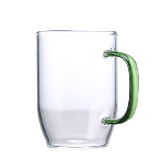 Color  Glass Cups Beer Wide Mouth High Borosilicate Glass Water Cup Mugs Drinking Glasses
