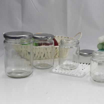 Food Storage Container Fermentation Jam Canning Honey Regular Mouth Bottle Glass Mason jar