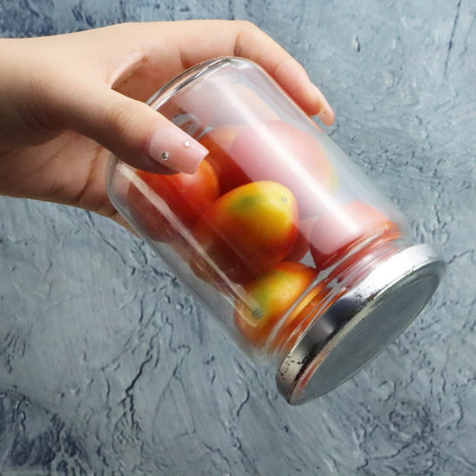 Food Storage Container Fermentation Jam Canning Honey Regular Mouth Bottle Glass Mason jar